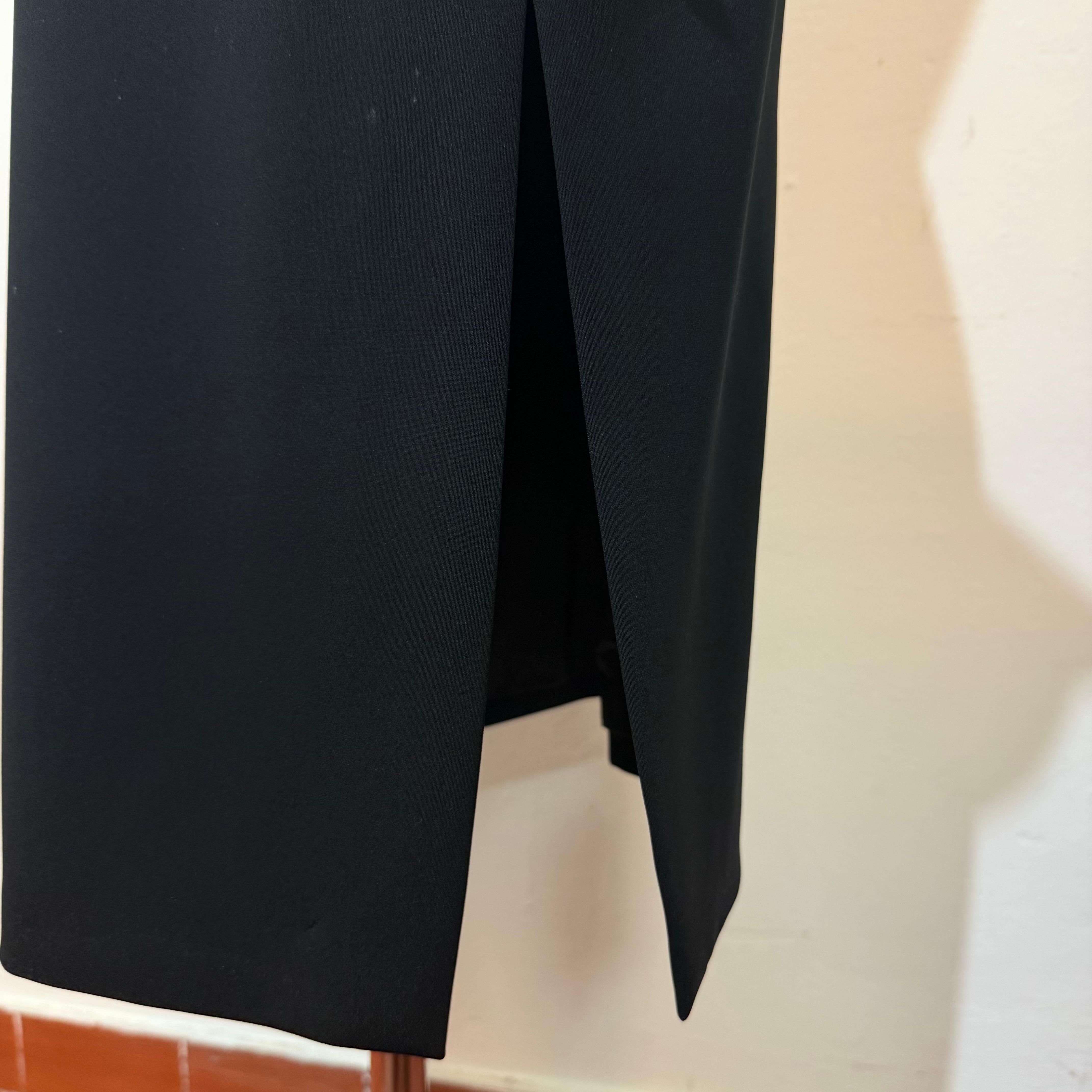 Vestido de cóctel blanco y negro Moschino FR 40 / IT 44 en venta 2