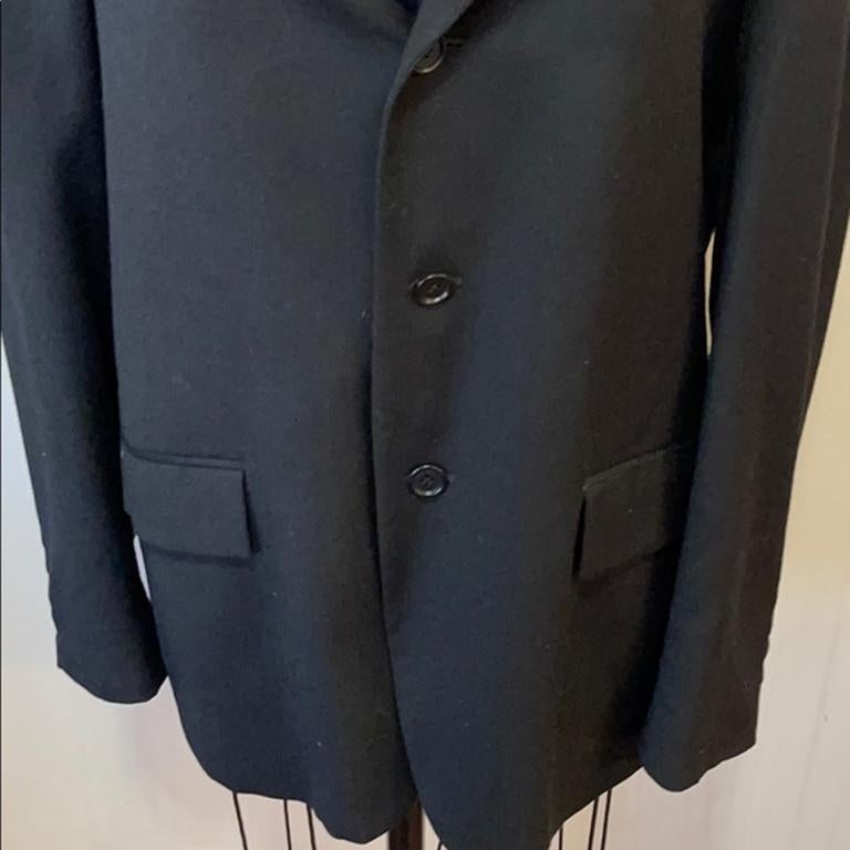 Moschino Black Wool This Many Is Not A Toy Blazer For Sale 3
