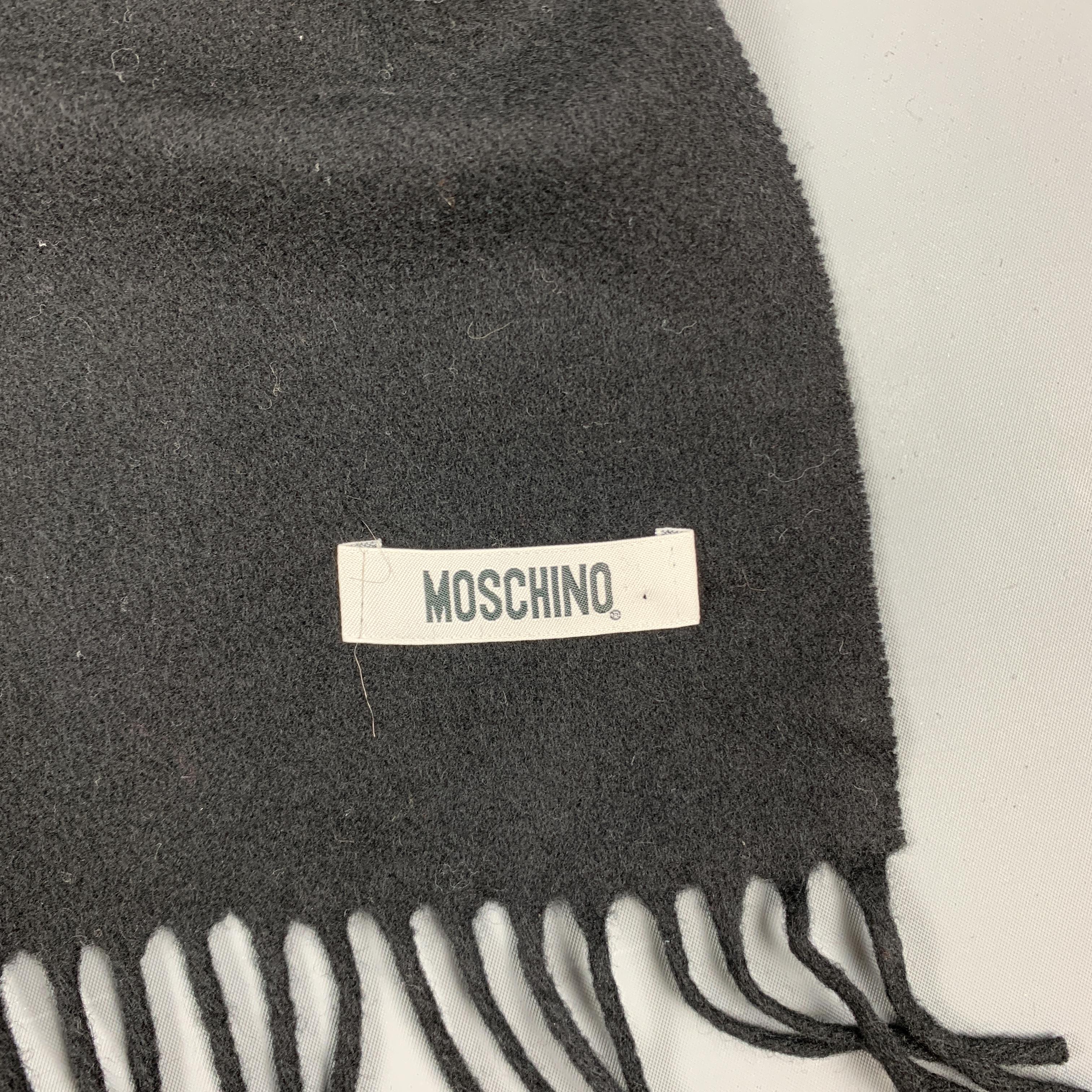 moschino logo scarf