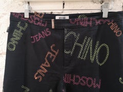 Moschino black written pants