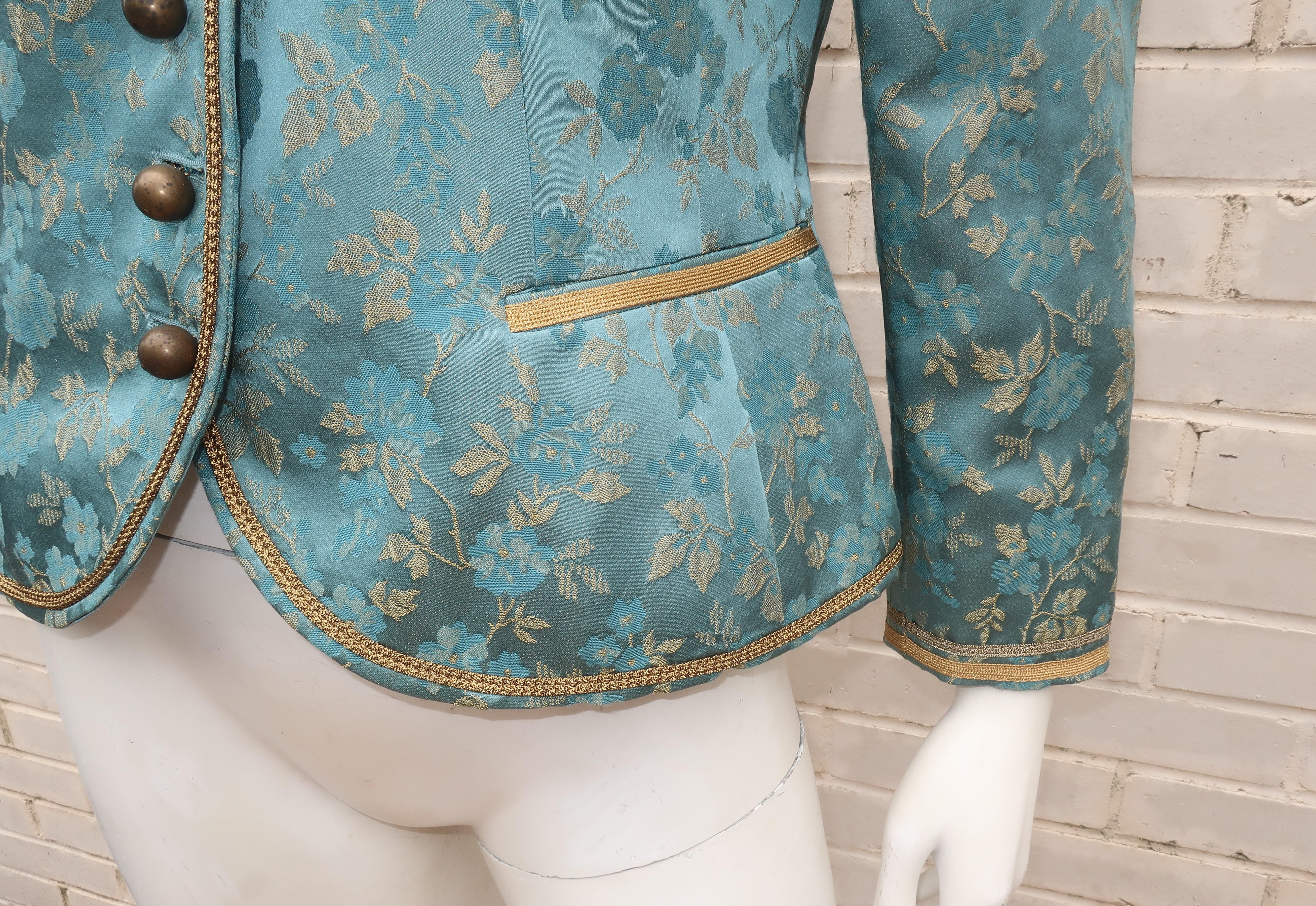 Moschino ‘Bollywood’ Brocade Jacket With Dragonfly Motif 1