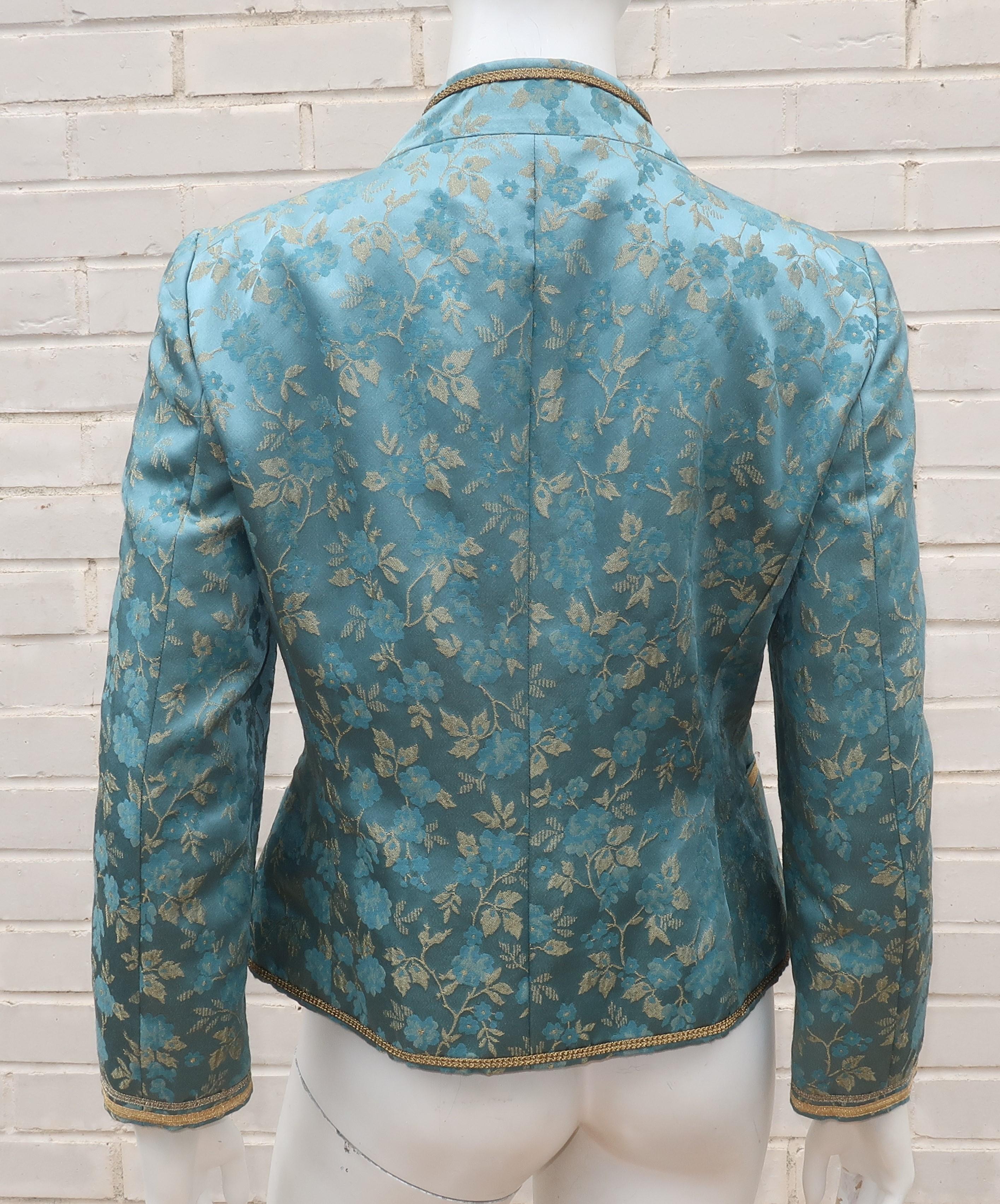 Moschino ‘Bollywood’ Brocade Jacket With Dragonfly Motif 4