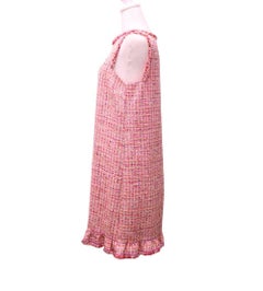 Moschino Boutique Bouclé Tweed Dress Taglia IT 46