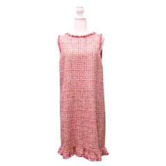 Moschino Boutique Bouclé Tweed Dress Size IT 46