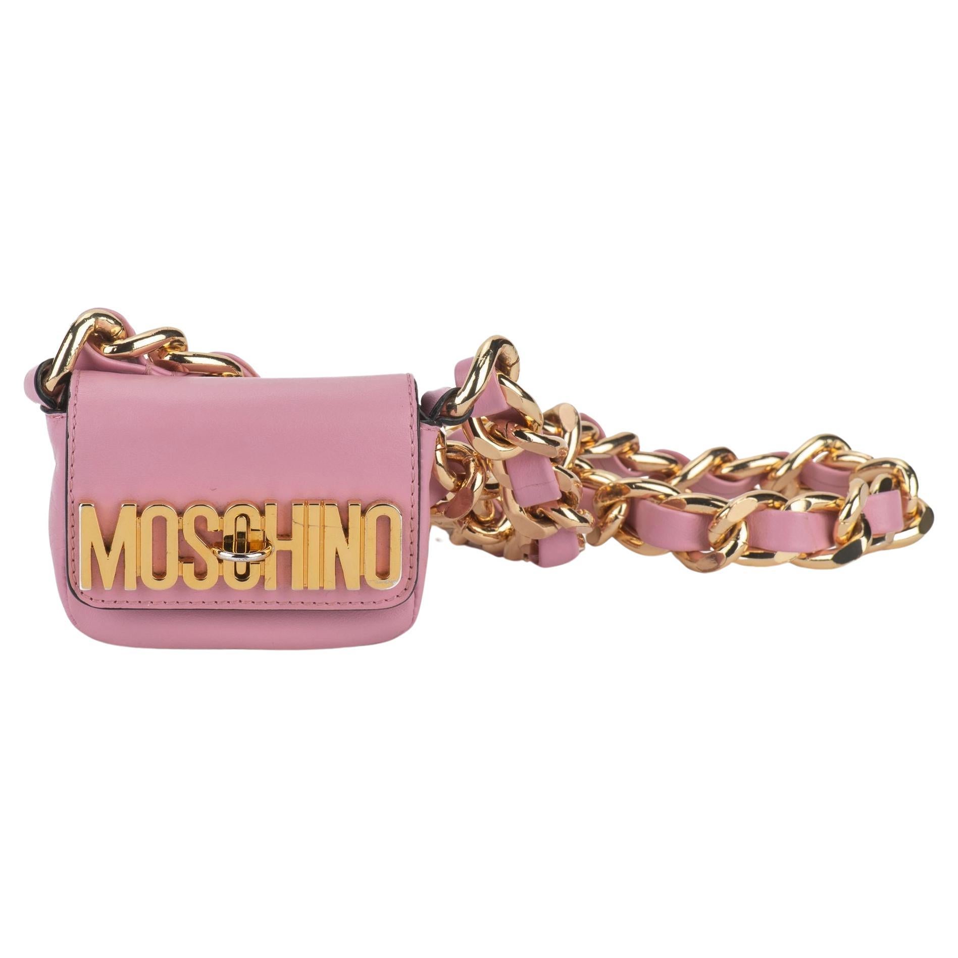 Moschino Bubble Pink Mini Bag For Sale