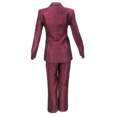 Moschino Burgundy Tuxedo, 1990s