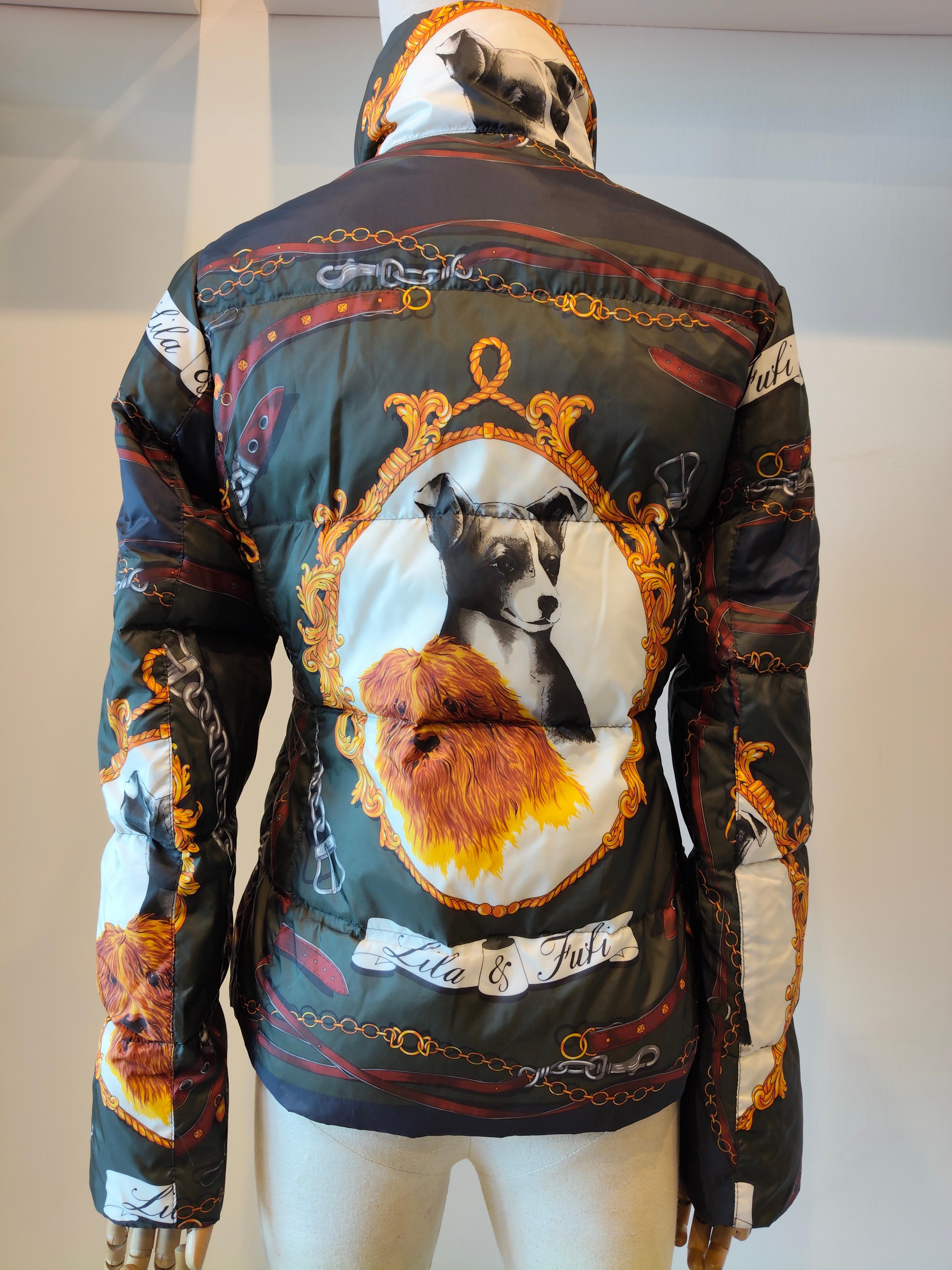 Love Moschino 1990s Vintage Multicoloured Bomber Jacket Size 44