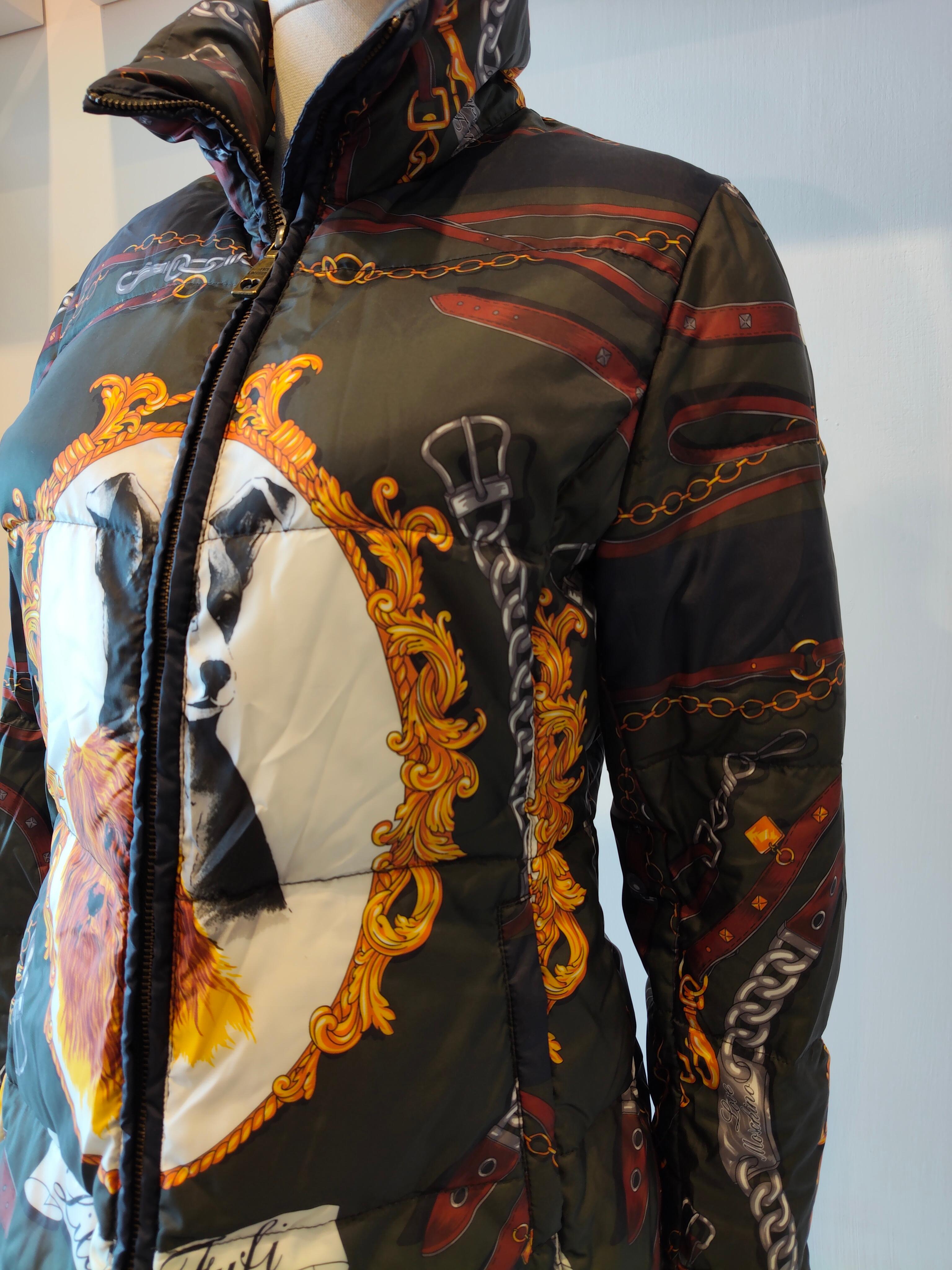 Love Moschino 1990s Vintage Multicoloured Bomber Jacket Size 44