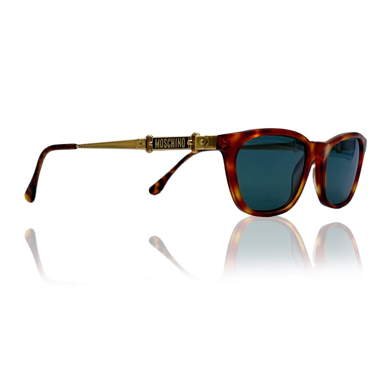 Moschino by Persol Vintage Brown Unisex Sunglasses Mod. M55 54/19 In Excellent Condition In Rome, Rome