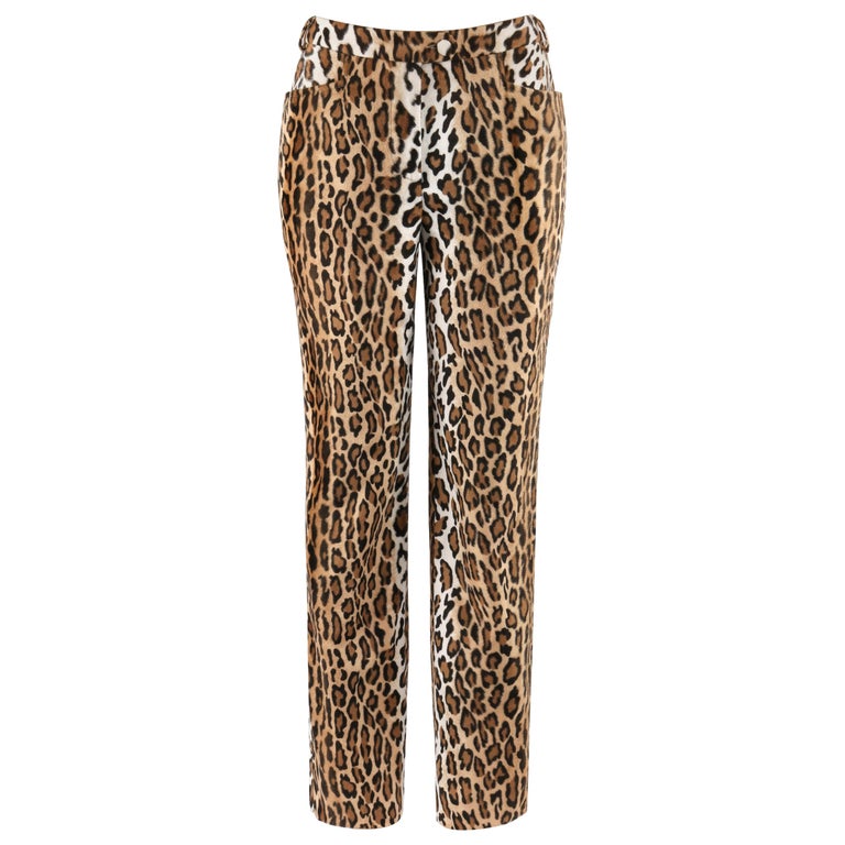 MOSCHINO 1990s leopard faux fur jacket main image 0