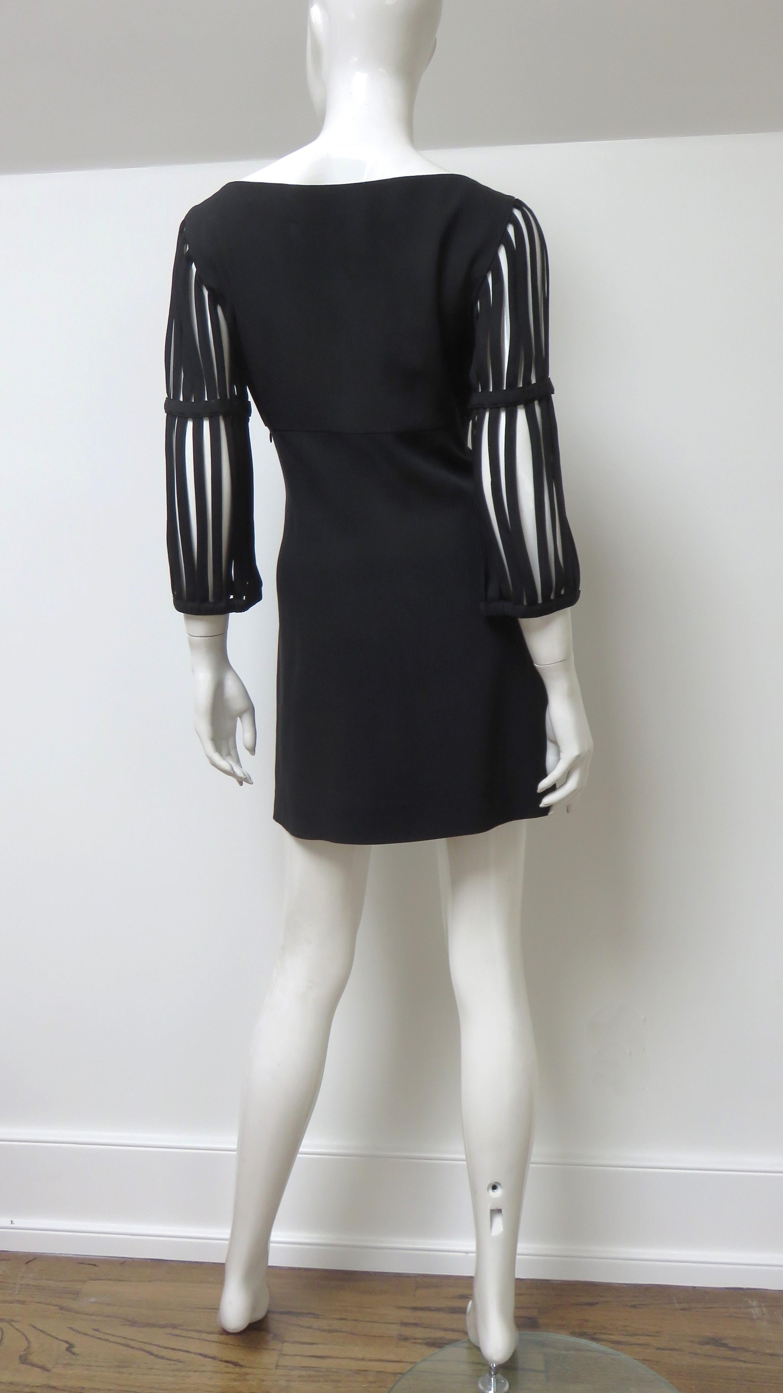Moschino Cage Sleeve Mini Dress 5