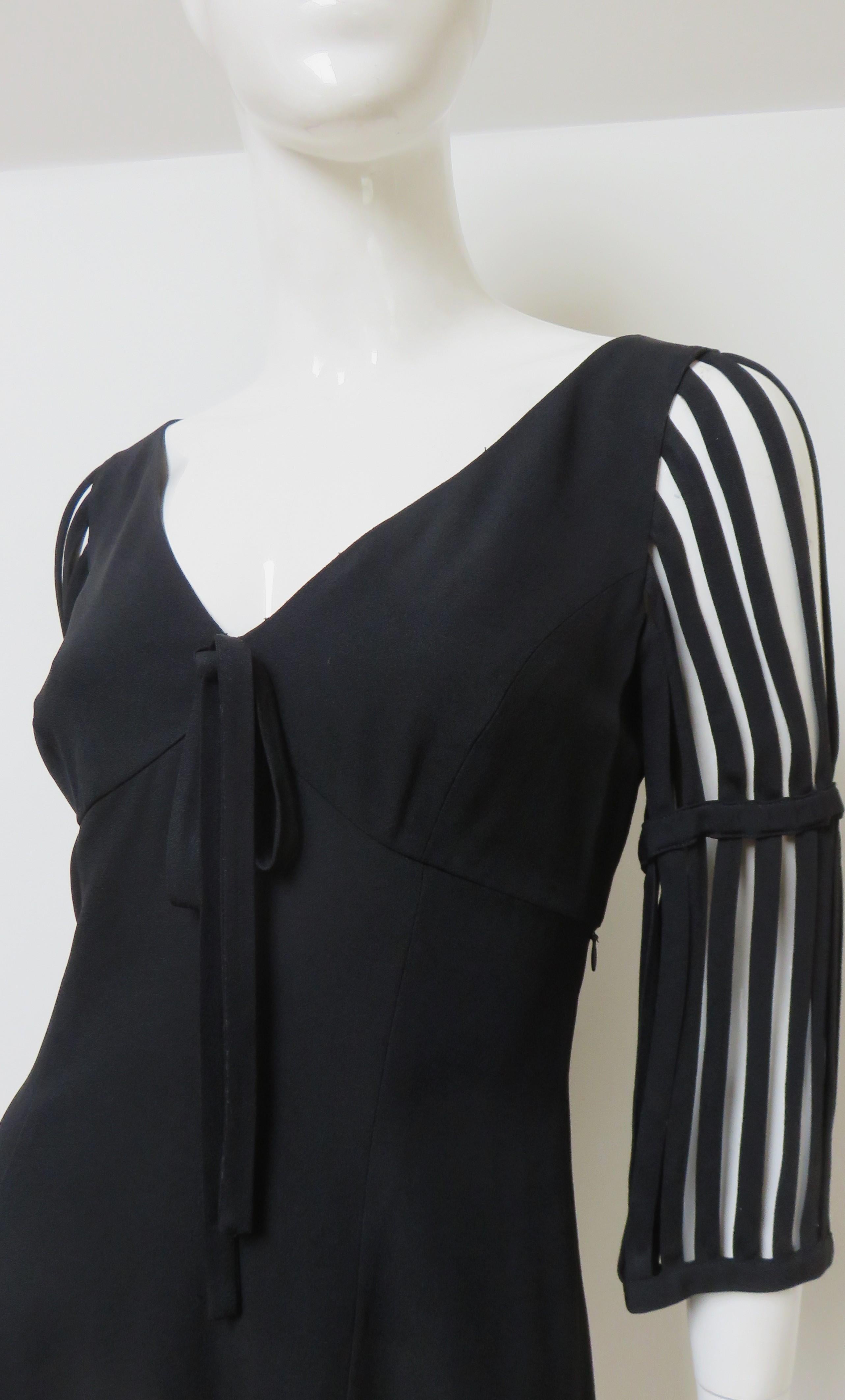 Women's Moschino Cage Sleeve Mini Dress