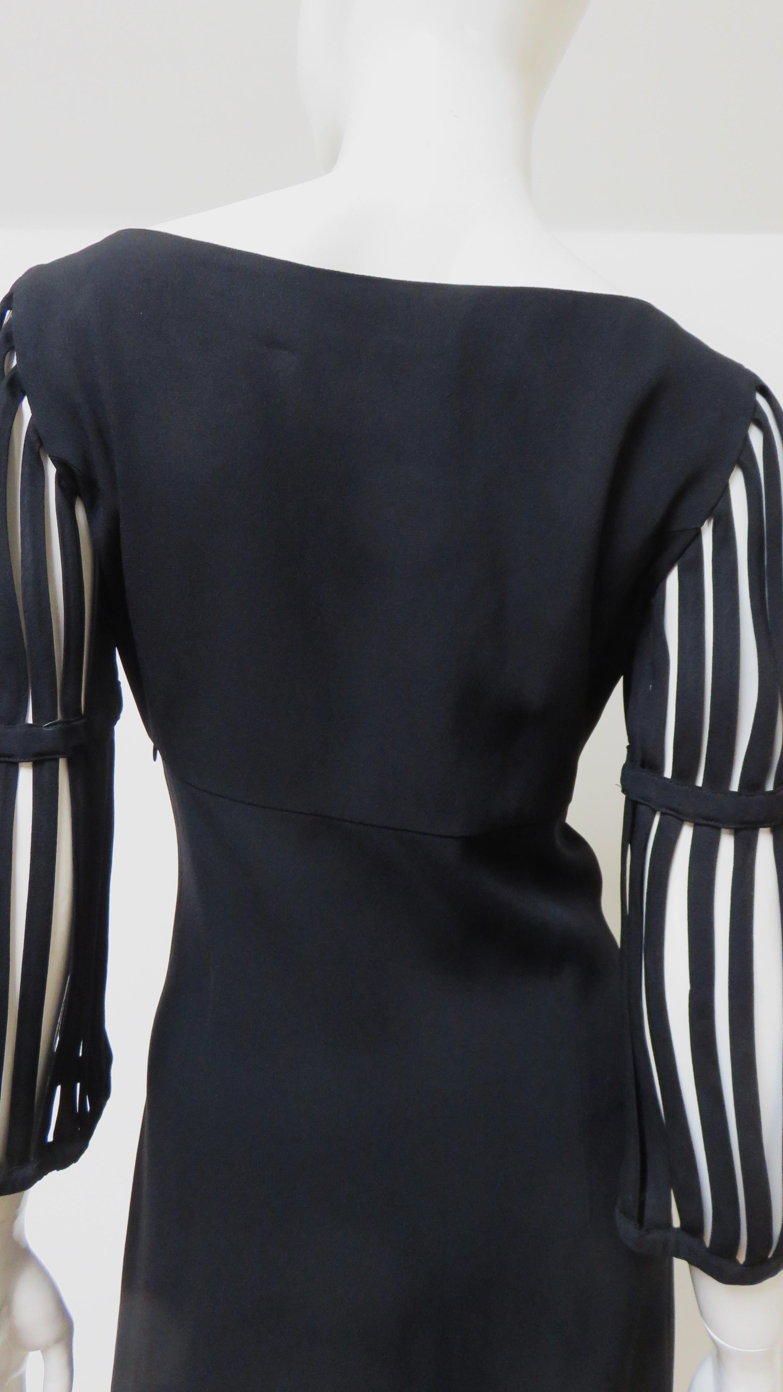 Moschino Cage Sleeve Mini Dress 4