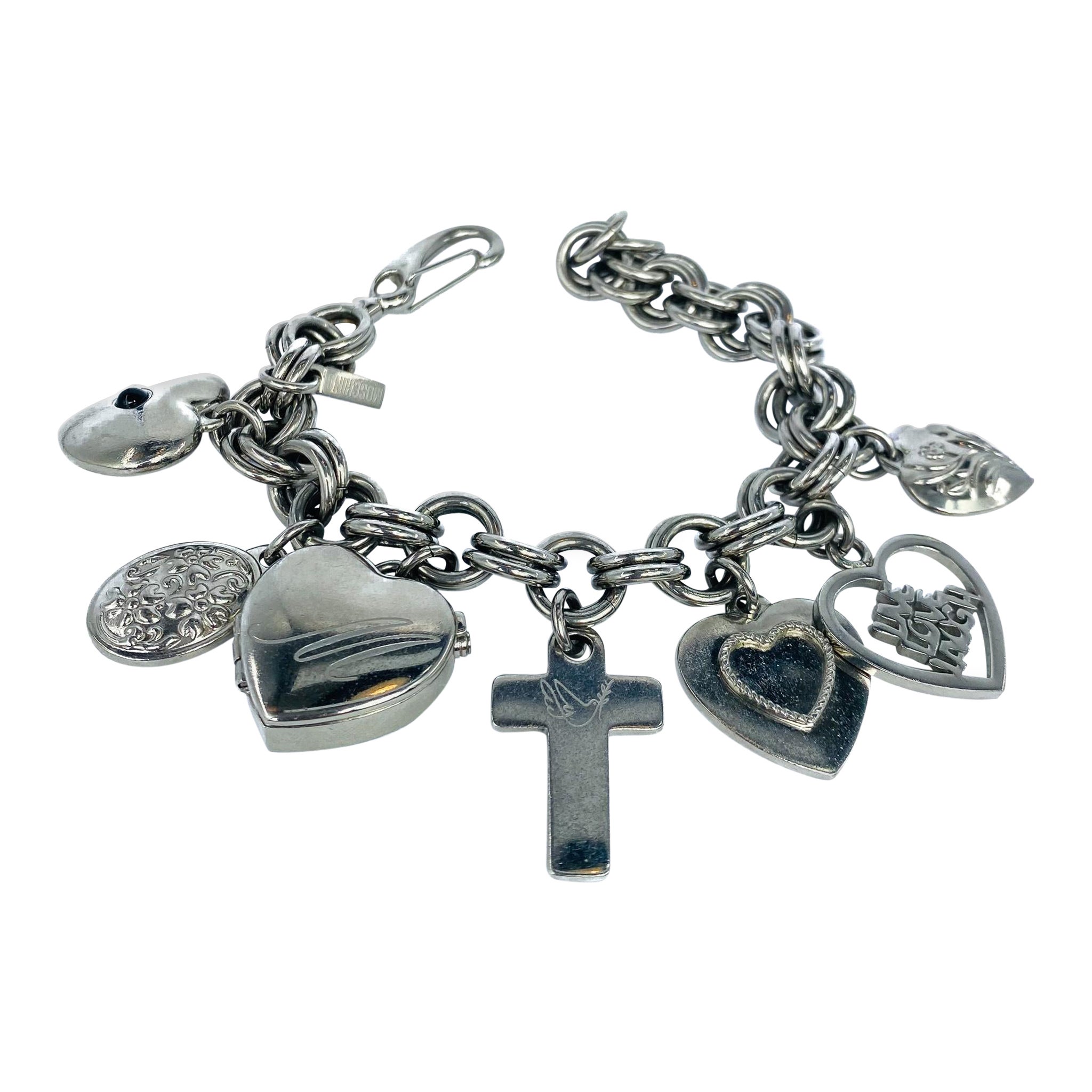 Moschino Charm Bracelet Y2K For Sale