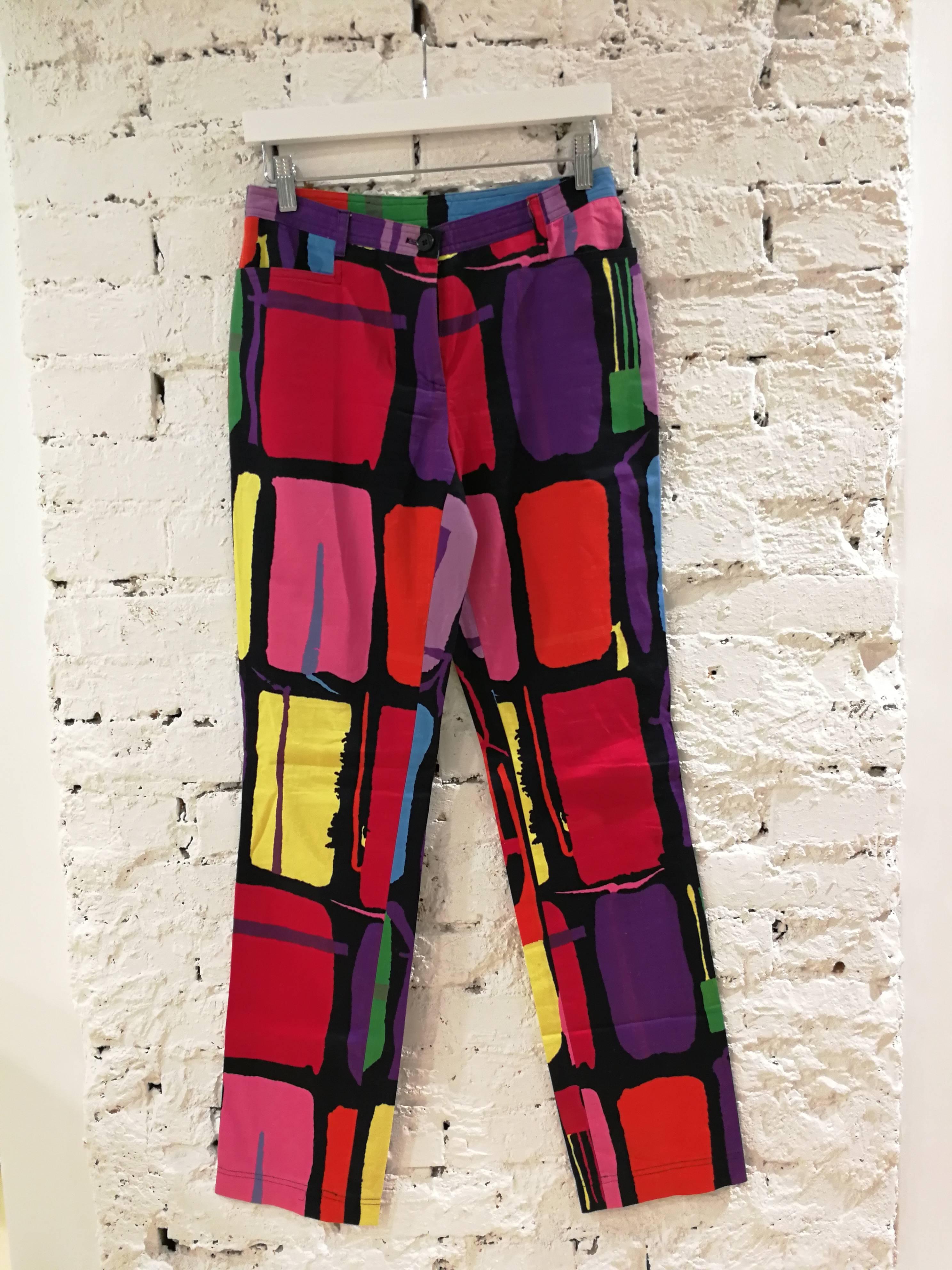 Moschino Cheap & Chic multicoloured Trousers

totally made in italy 

composition: cotton

Italian size range 42
