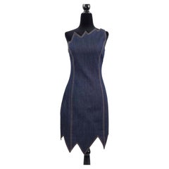 Moschino Cheap and Chic 1990s vintage denim dress