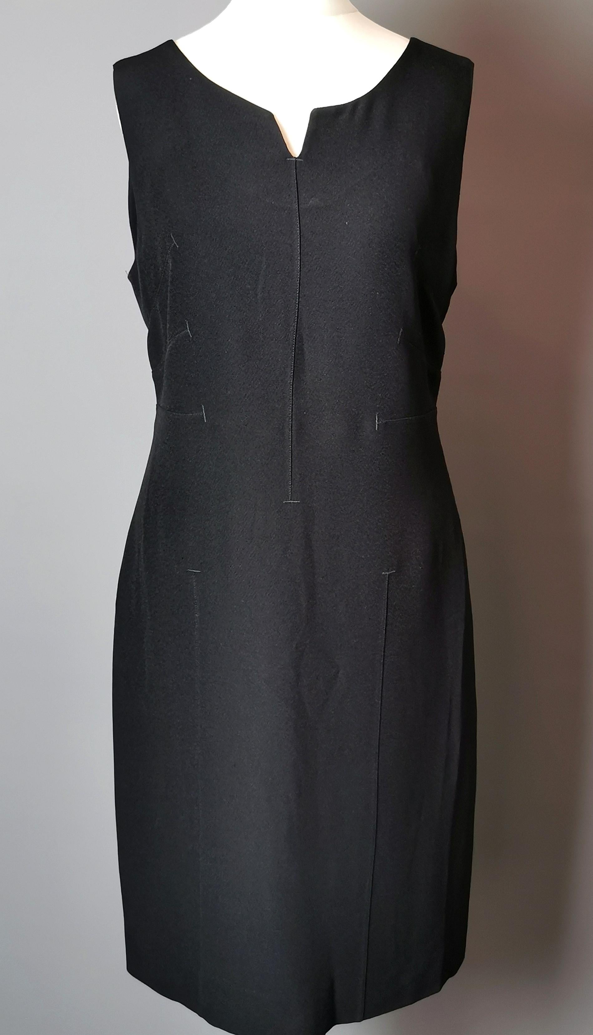 Moschino Cheap and Chic black sheath dress For Sale 4