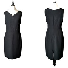 Moschino Cheap and Chic black sheath dress