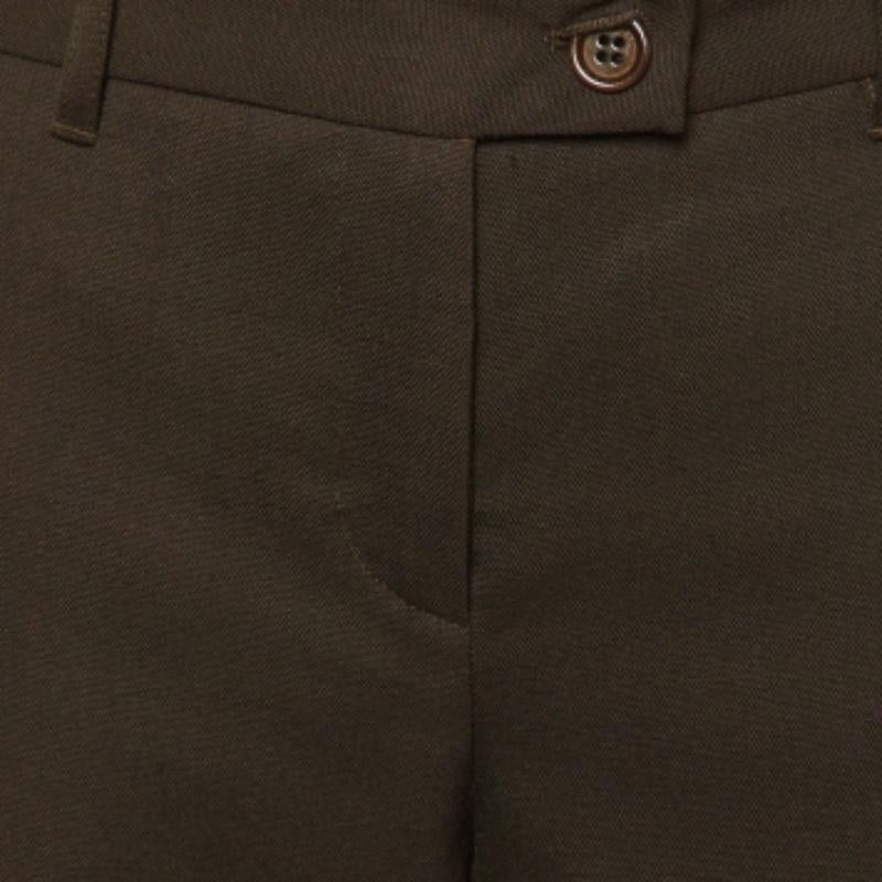 Moschino Cheap and Chic Braune Woll-Jogginghose M (Schwarz) im Angebot