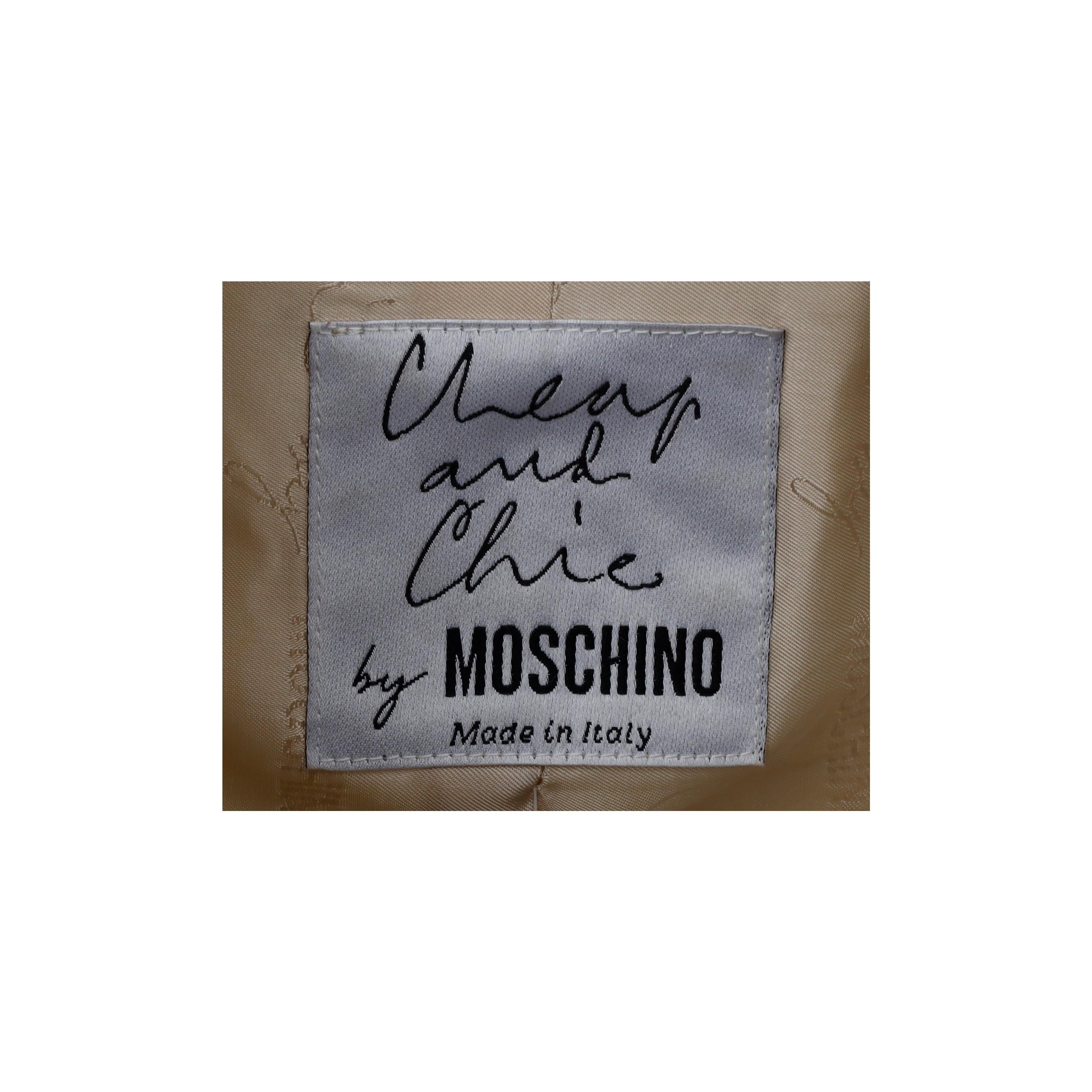 Moschino Cheap and Chic Münzgürtel-Set mit Jacke und Rock im Angebot 8