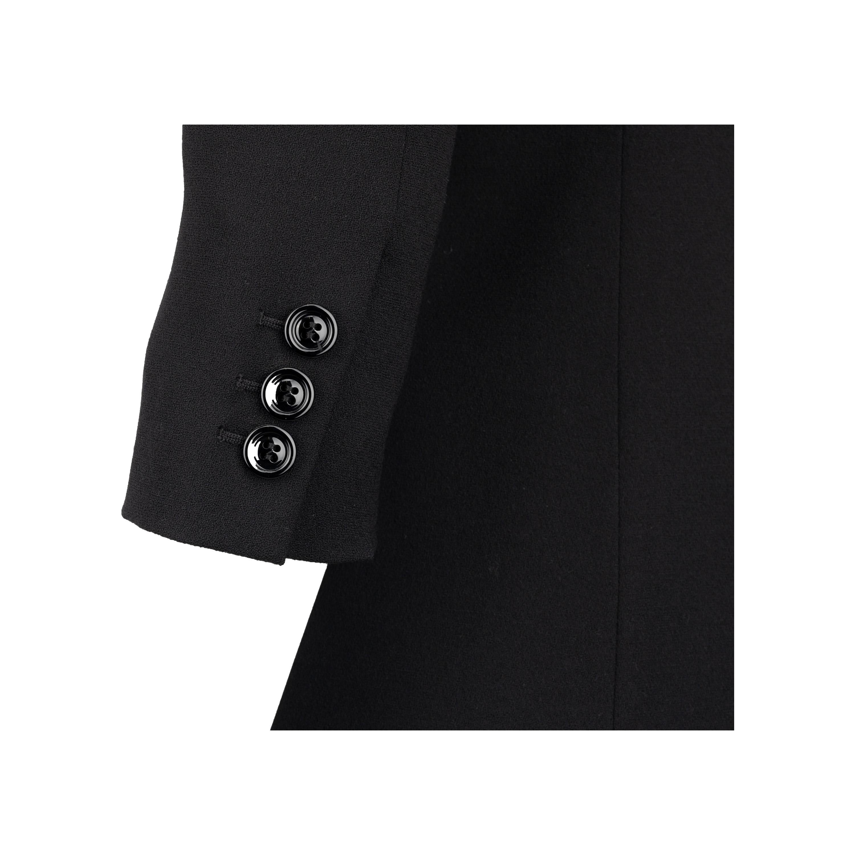 Moschino Cheap and Chic Cropped Tailcoat - '00s In Excellent Condition For Sale In Milano, IT