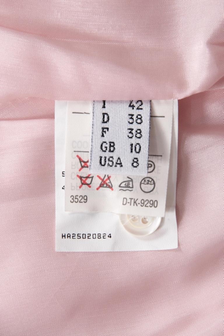MOSCHINO Cheap and Chic Early 1990s Pale Pink Top, Jacket & Mini Skirt Ensemble For Sale 9