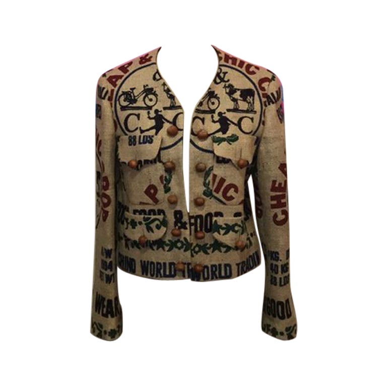 Veste courte Moschino Cheap and Chic en vente