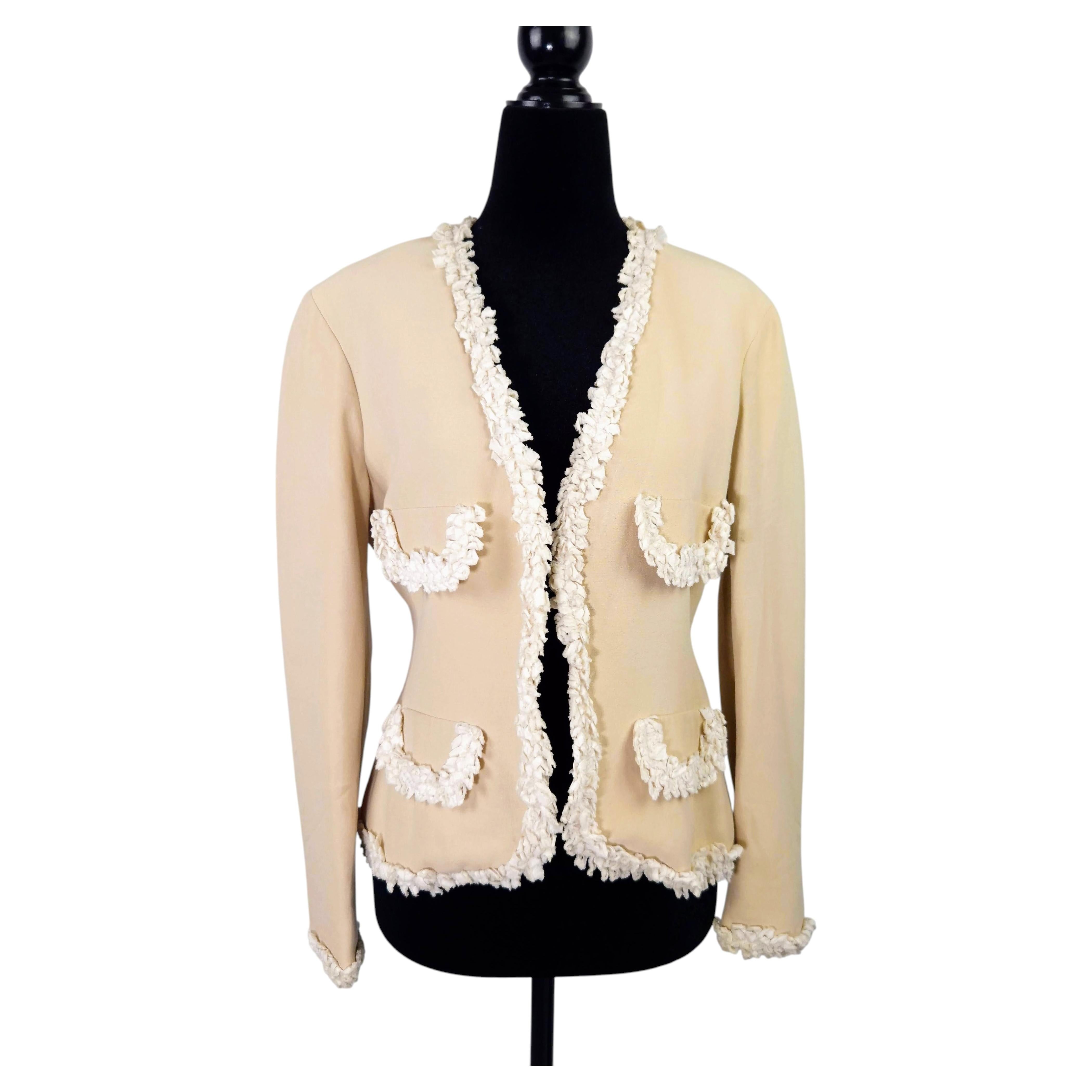 Moschino Cheap and Chic Jacket Nature Friendly Garment vintage 1990s