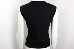 Moschino cheap and chic heart surrounded by mother of pearl buttons top