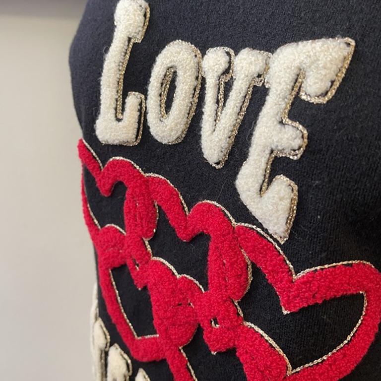 Moschino Cheap and Chic Love Champion Sweater For Sale 5