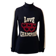 Vintage Moschino Cheap and Chic Love Champion Sweater