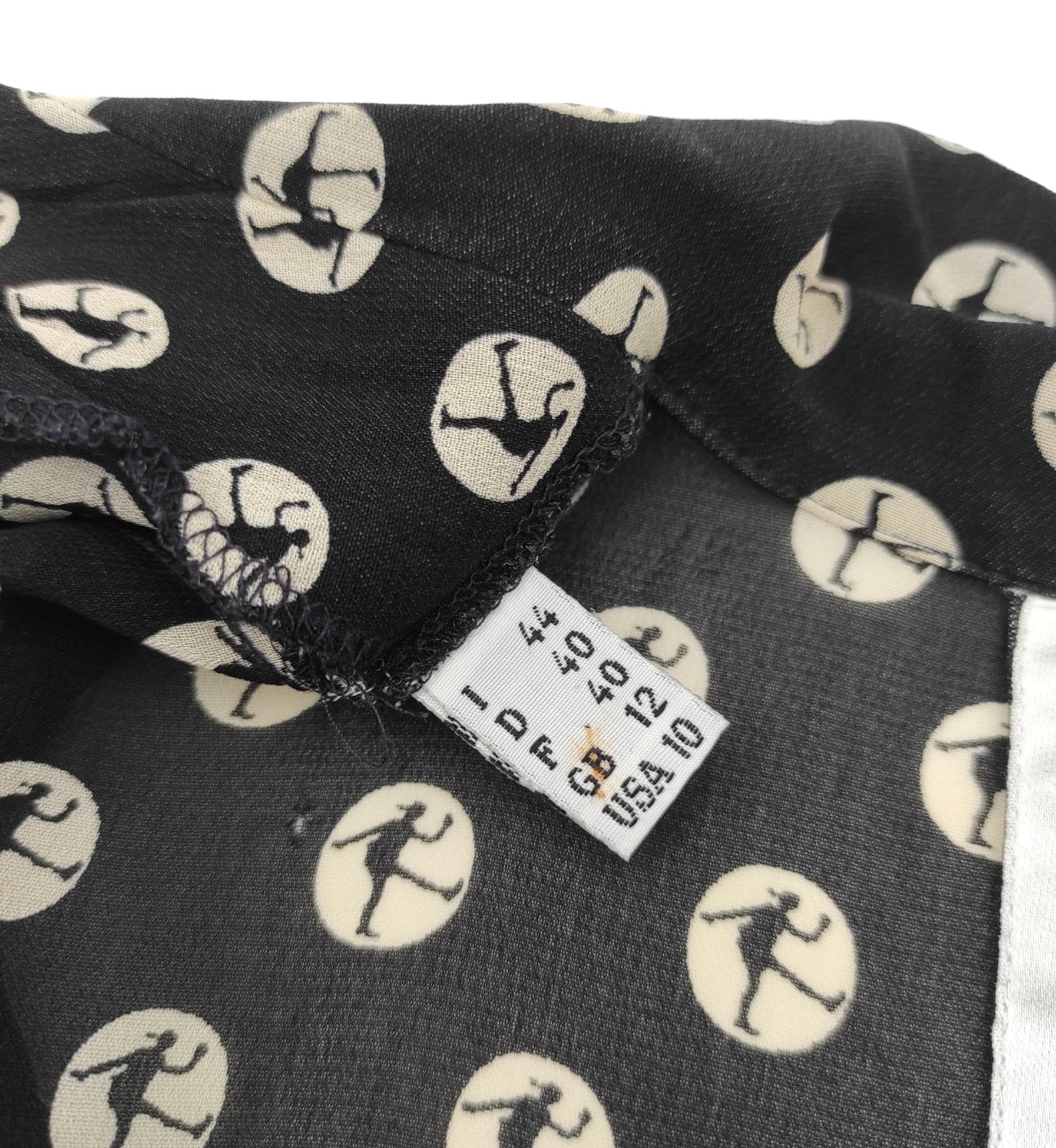 Moschino Cheap and Chic Olive Oil print blouse For Sale 4