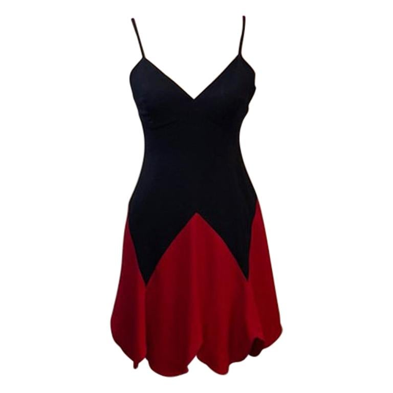 Moschino Cheap and Chic Red Heart Dress For Sale