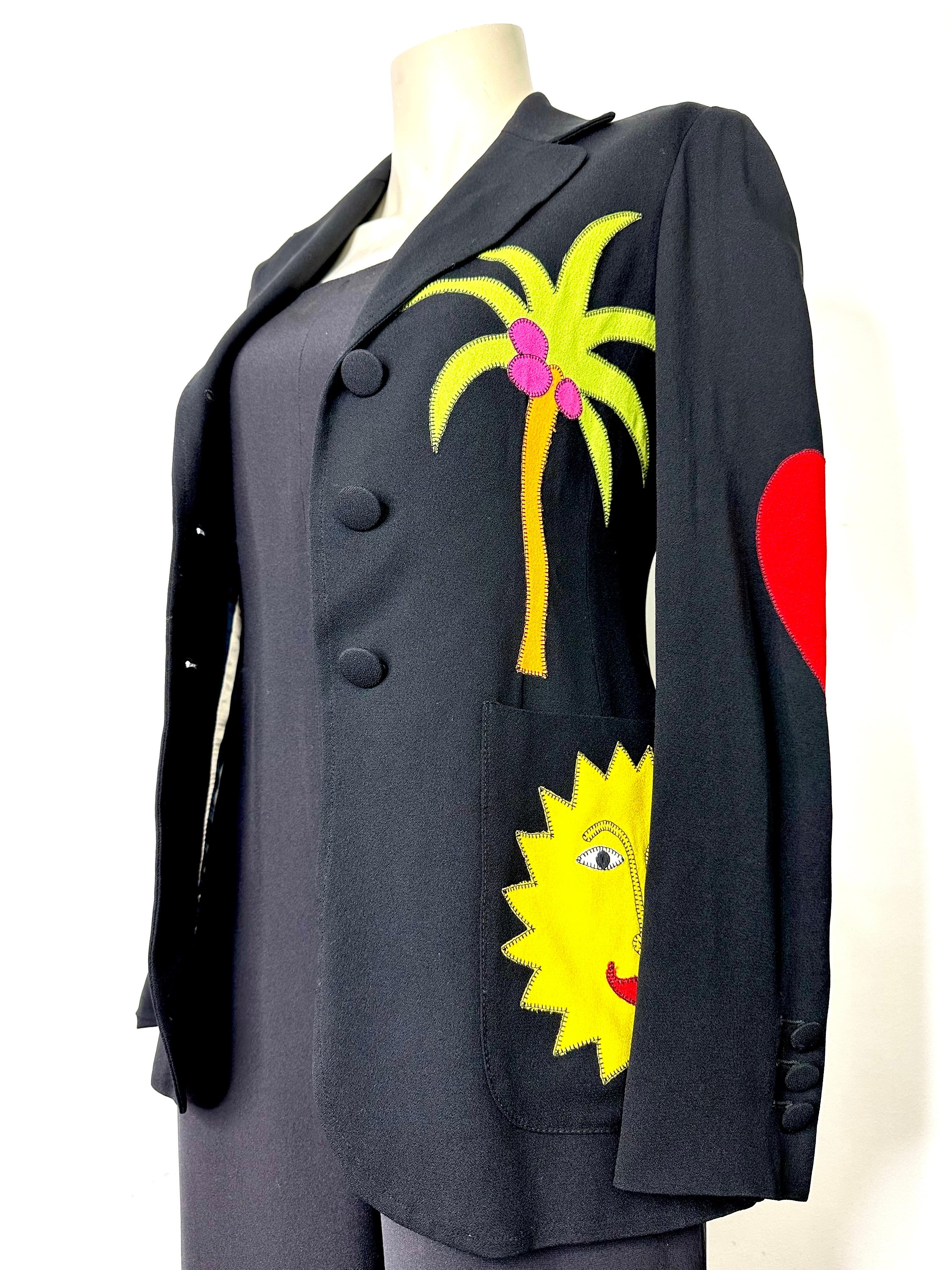 Moschino Cheap and Chic rick rack 
Blazer The Nanny /Iris Apfel For Sale 8