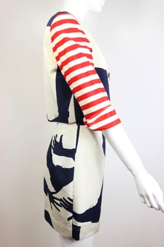 Moschino Cheap and Chic Silhouette Printed Two Pieces Ensemble