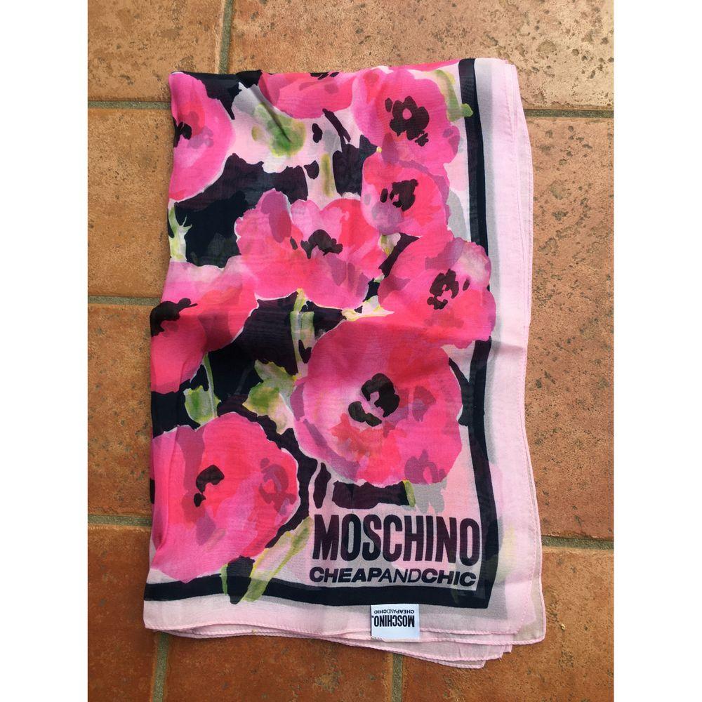 Moschino Cheap And Chic Stola aus Seide in Rosa (Pink) im Angebot