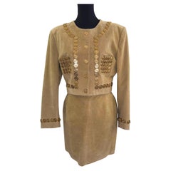 Moschino Cheap and Chic Leather Suit 1991