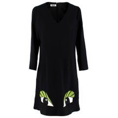 Moschino Cheap and Chic  "The Eyes" Dress - Size US 10