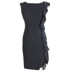 Moschino Cheap and Chic Vintage Black Sheath Dress 