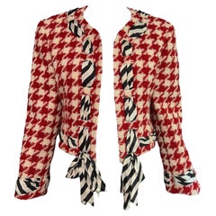 Moschino Cheap and Chic Vintage Houndstooth Jacket as seen on Princess Diana