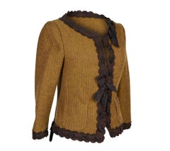 Moschino Cheap and Chic Vintage Jacket 3/4 Sleeves Bows 42 /  6