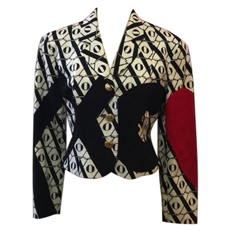 Moschino Cheap and Chic XO Love Jacket For Sale