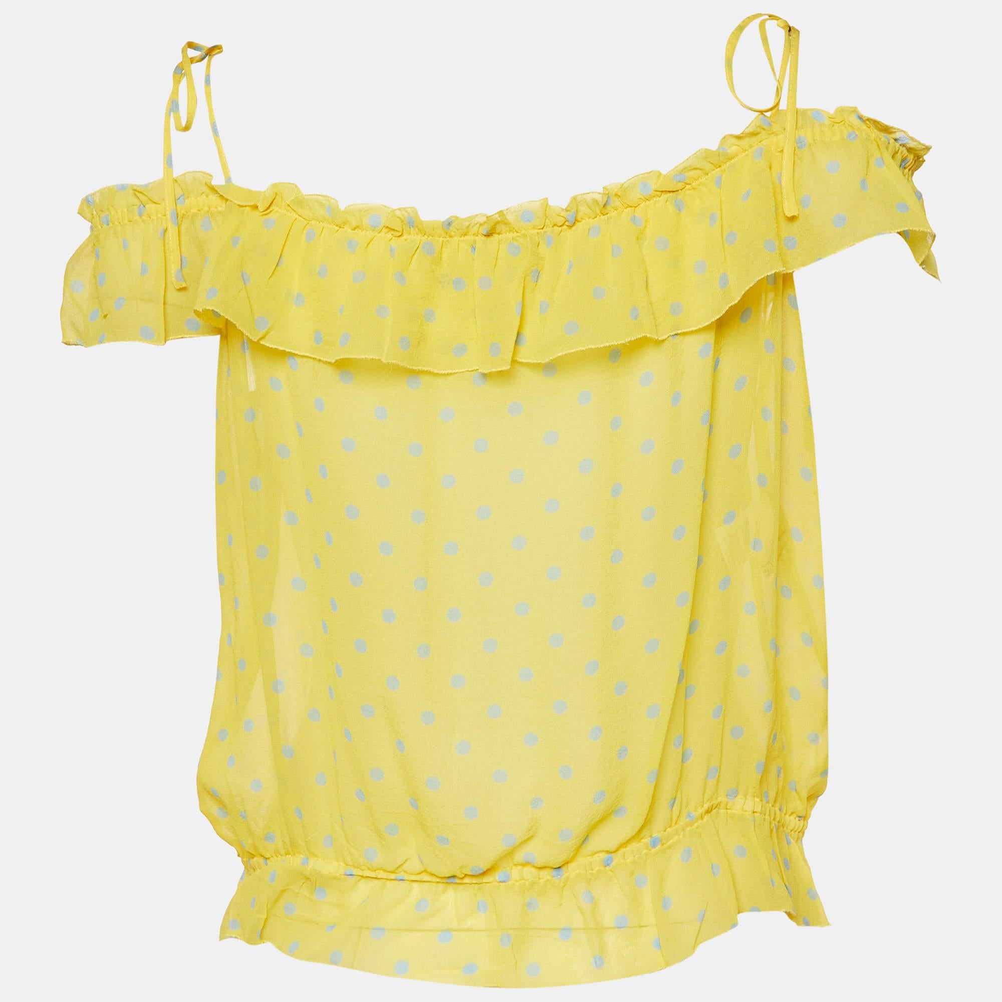 Questo top griffato offre stile e comfort. Realizzata con i migliori tessuti, la creazione è stata curata nei minimi dettagli. Abbinalo a una gonna e a dei tacchi.