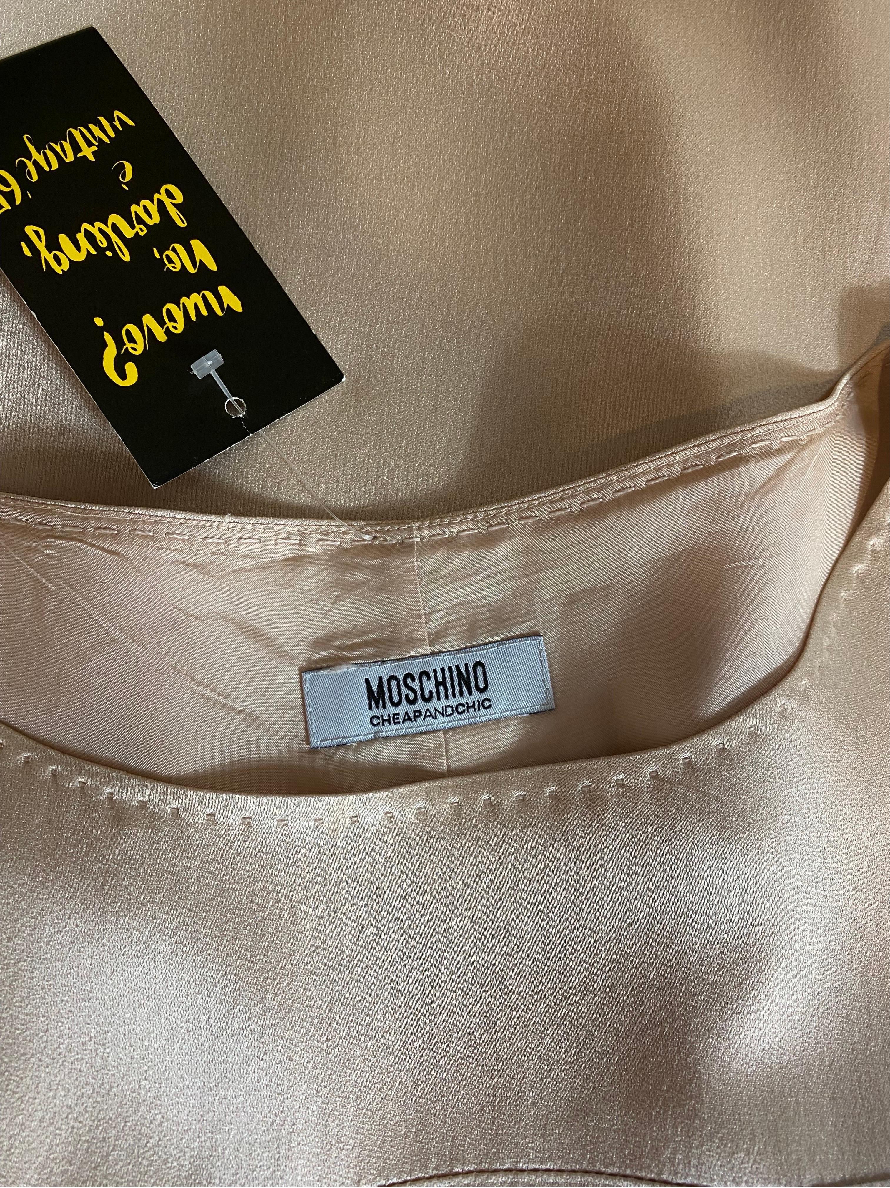 Moschino Cheap and Chip Faces Day Dress For Sale 4