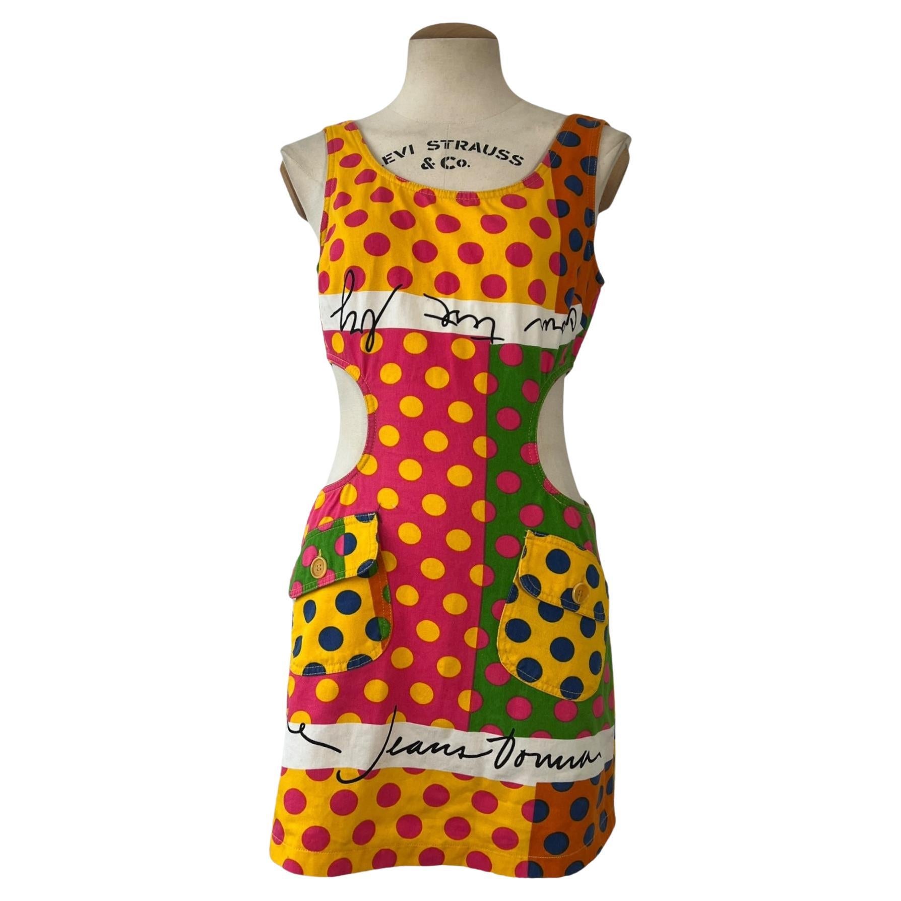 Moschino Cheap and Chic - Vestito Cut-Out in stile anni '60 in vendita