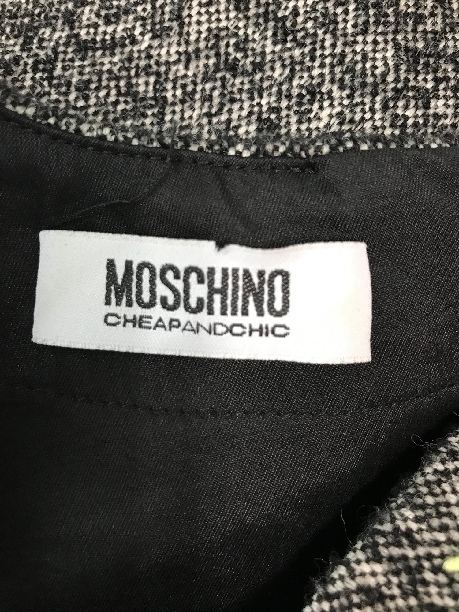 Moschino Cheap & Chic Atelier! Tweed Applique Top 7