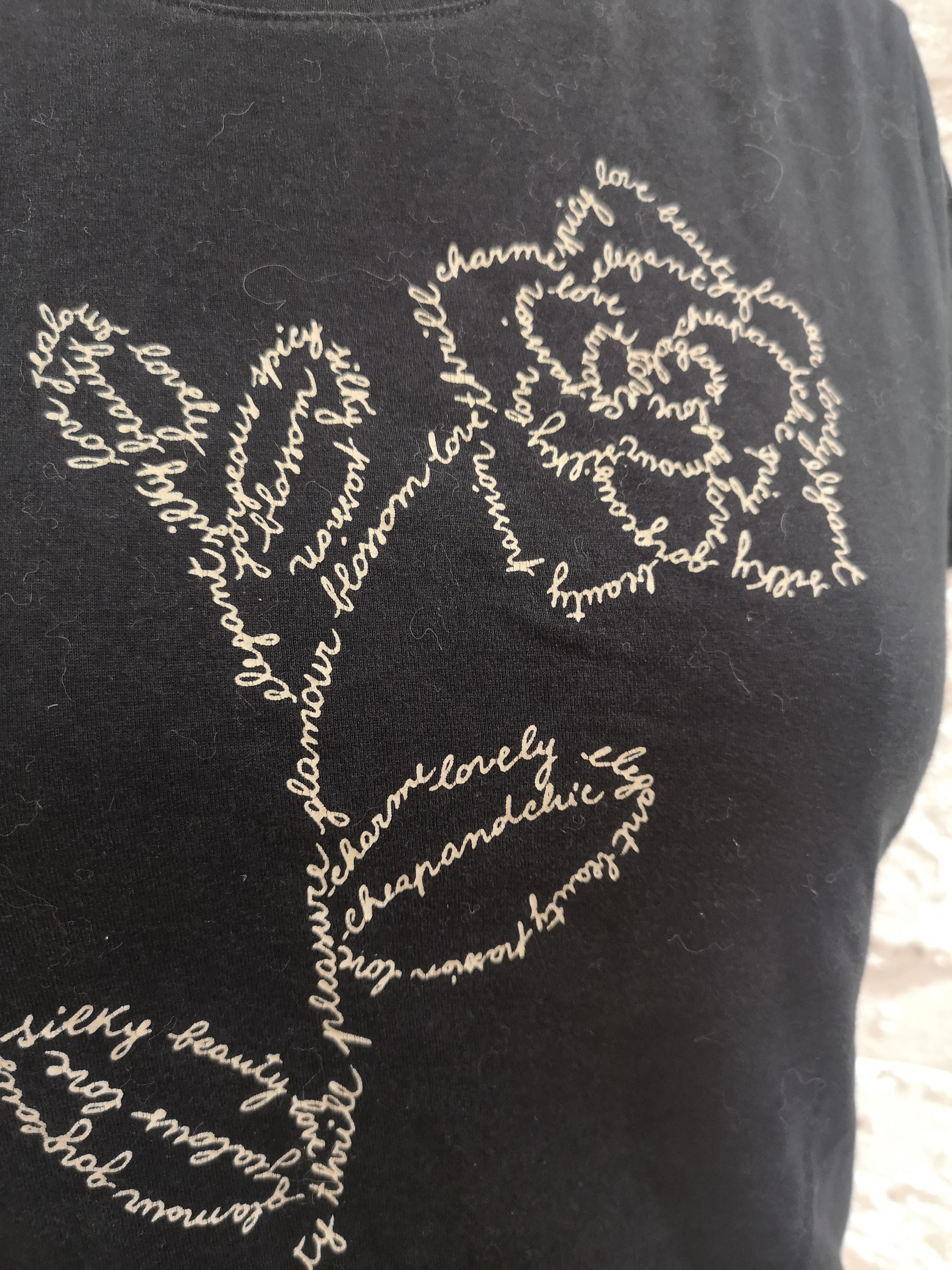 Moschino Cheap & Chic Schwarzes T-Shirt aus Baumwolle Damen im Angebot