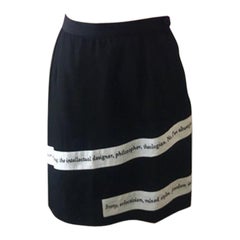Moschino Cheap Chic Black Mini Skirt