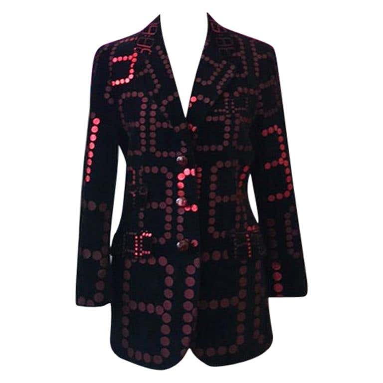 Extraordinary Elsa Schiaparelli Haute Couture Evening Jacket For Sale ...