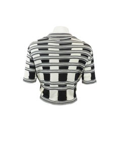 Moschino Cheap & Chic Black/White Cropped Top